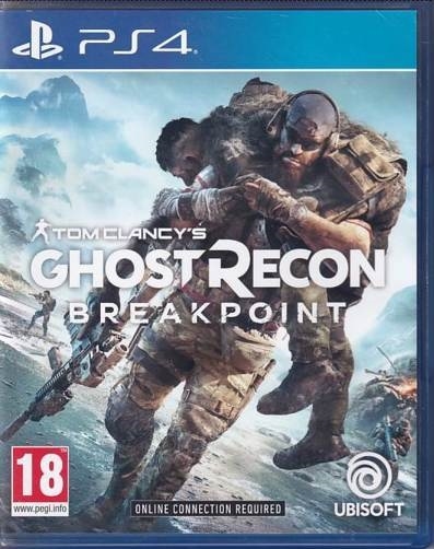 Tom Clancys - Ghost Recon - Breakpoint - PS4 (A Grade) (Genbrug)